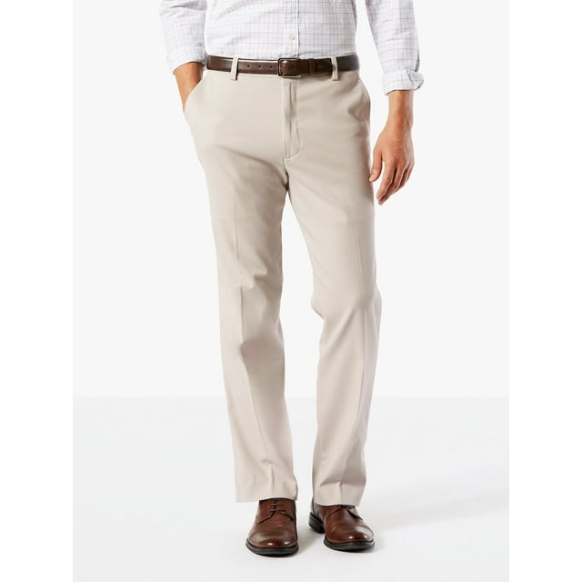 Dockers Men's Classic Flat Front Easy Khaki Pant with Stretch - Walmart.com