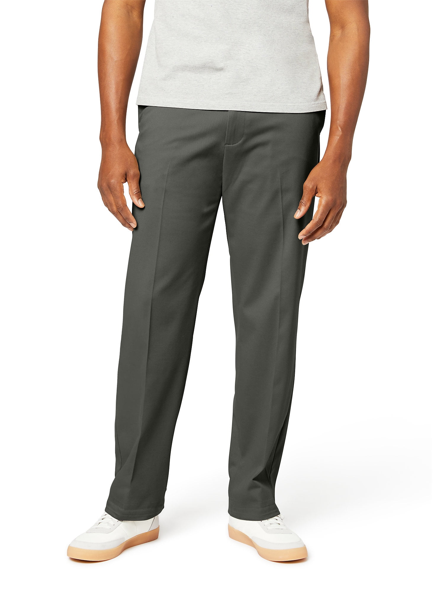 Dockers Men's Classic Flat Front Easy Khaki Pant with Stretch