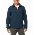thumbnail image 1 of Dockers Men’s Classic Quarter - Zip Pullover - Color Blue - Size Small, 1 of 3