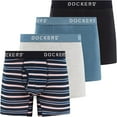 thumbnail image 1 of Dockers Men’s Cotton Stretch Boxer Briefs – 4-Pack Comfort & Support for All-Day Wear, 1 of 7