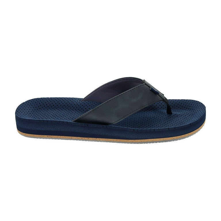 Dockers Men s Flip Flop Sandal Navy M 8 9 Walmart