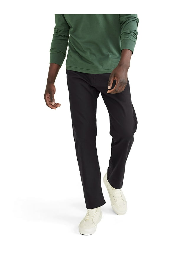 Men's 5-Pocket Straight Fit Pants with Stretch