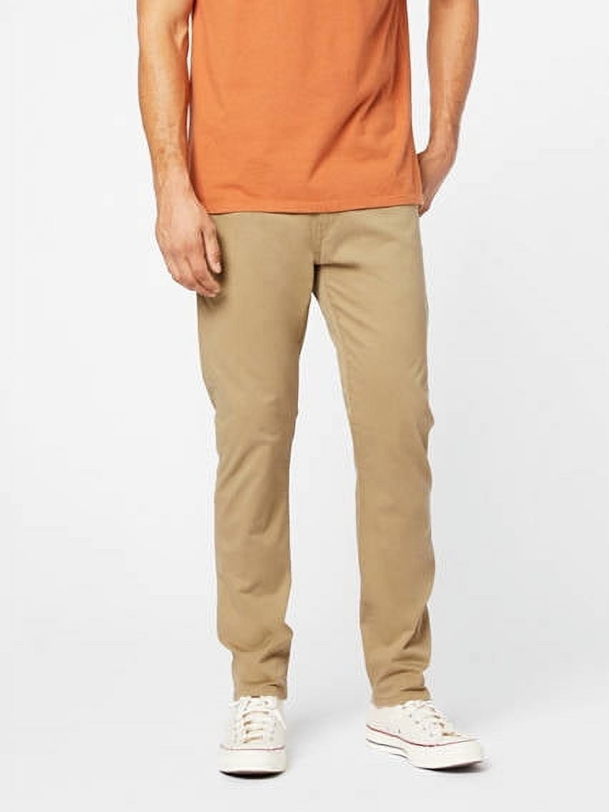 Dockers Men's Jean Cut Supreme Flex Slim Fit Pants British Khaki Brown 36 x 30