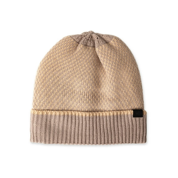 Dockers Men's Knit Cuffed Beanie with Faux Sherpa Lining