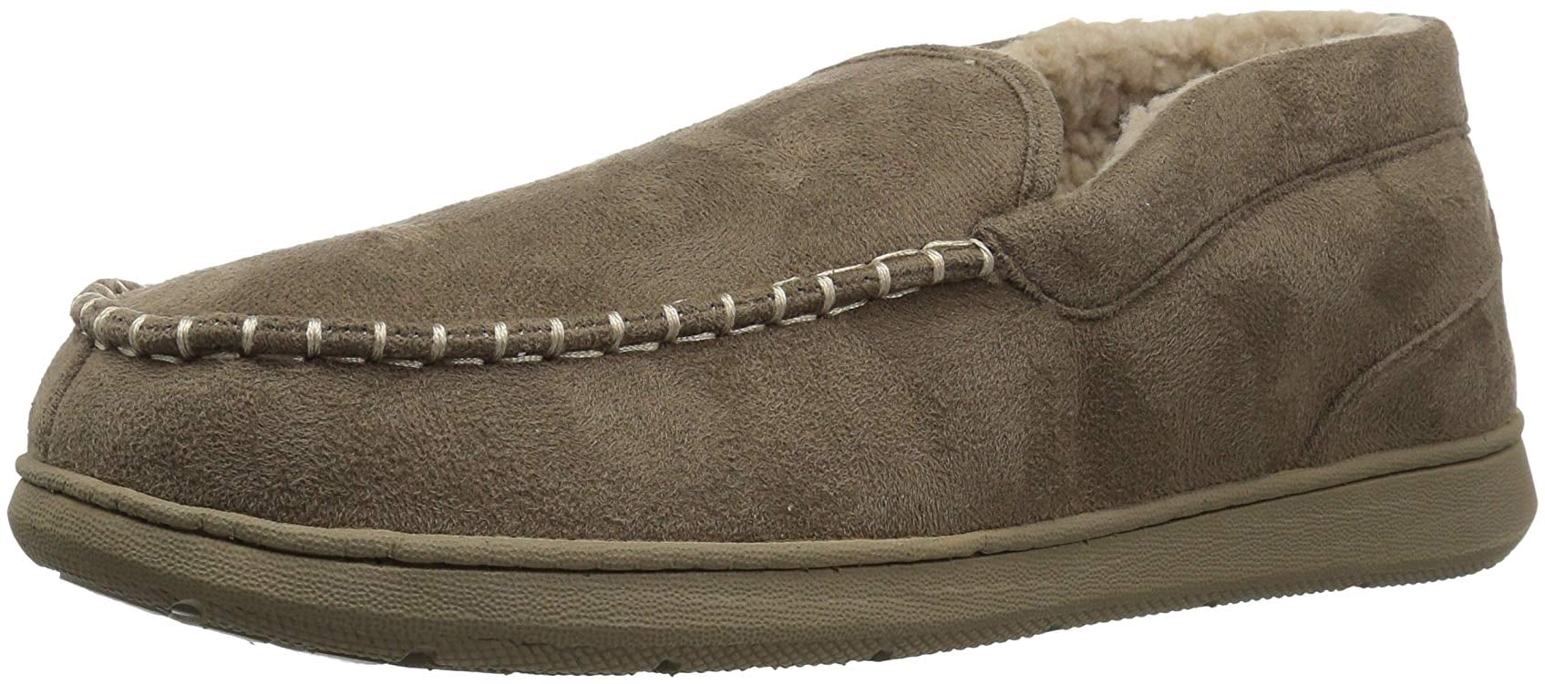Dockers Men s Moccasin Slipper Memory Foam CRAIG Ankle High Slipper Light Odor Control Indoor Outdoor sz 13 Taupe Walmart