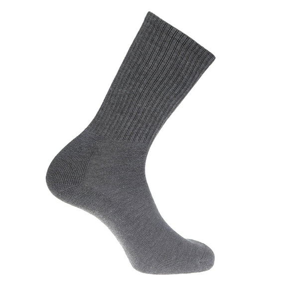 Dockers Men's Performance Socks - 3-Pairs and 6-Pairs Athletic and Dress Crew Socks, Black/Grey 58 (6-PK)