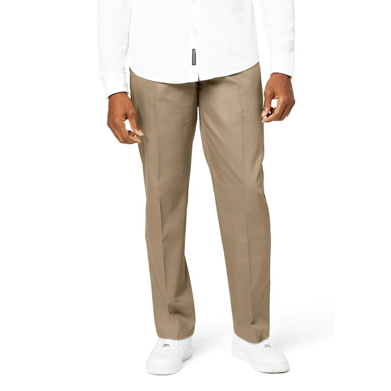 Dockers Men s Pleated Classic Fit Signature Khaki Lux Cotton Stretch Pants