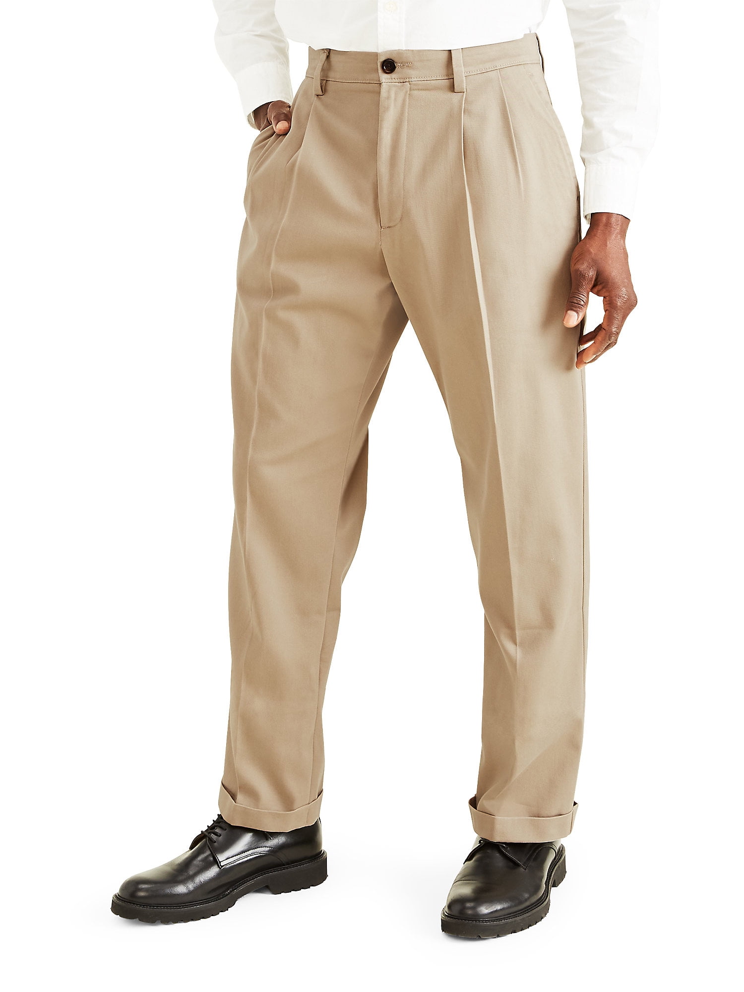 Boss relaxed fit trousers in stretch cotton - BOSS - Pellecchia Store-saigonsouth.com.vn
