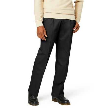 Dockers Men's Relaxed Fit Signature Khaki Lux Cotton Stretch Pants - Pleated