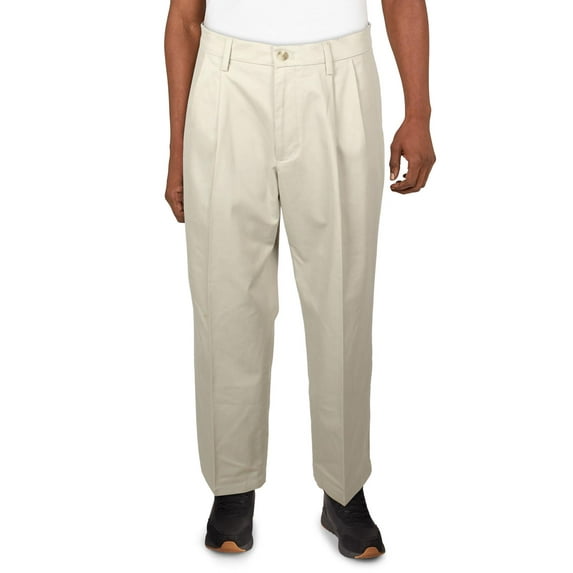 Dockers Men's Relaxed Fit Signature Khaki Lux Cotton Stretch Pants - Pleated