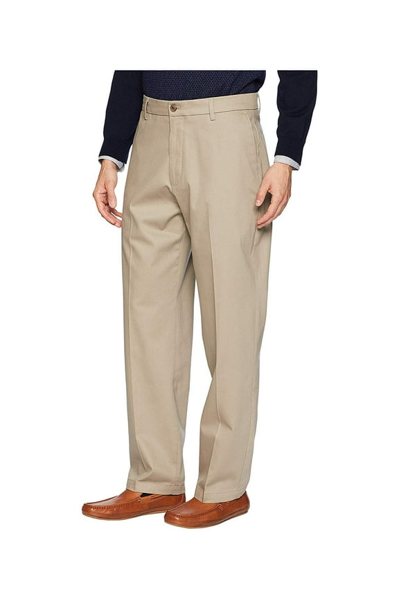 Men's Relaxed Fit Signature Khaki Lux Cotton Stretch Pants