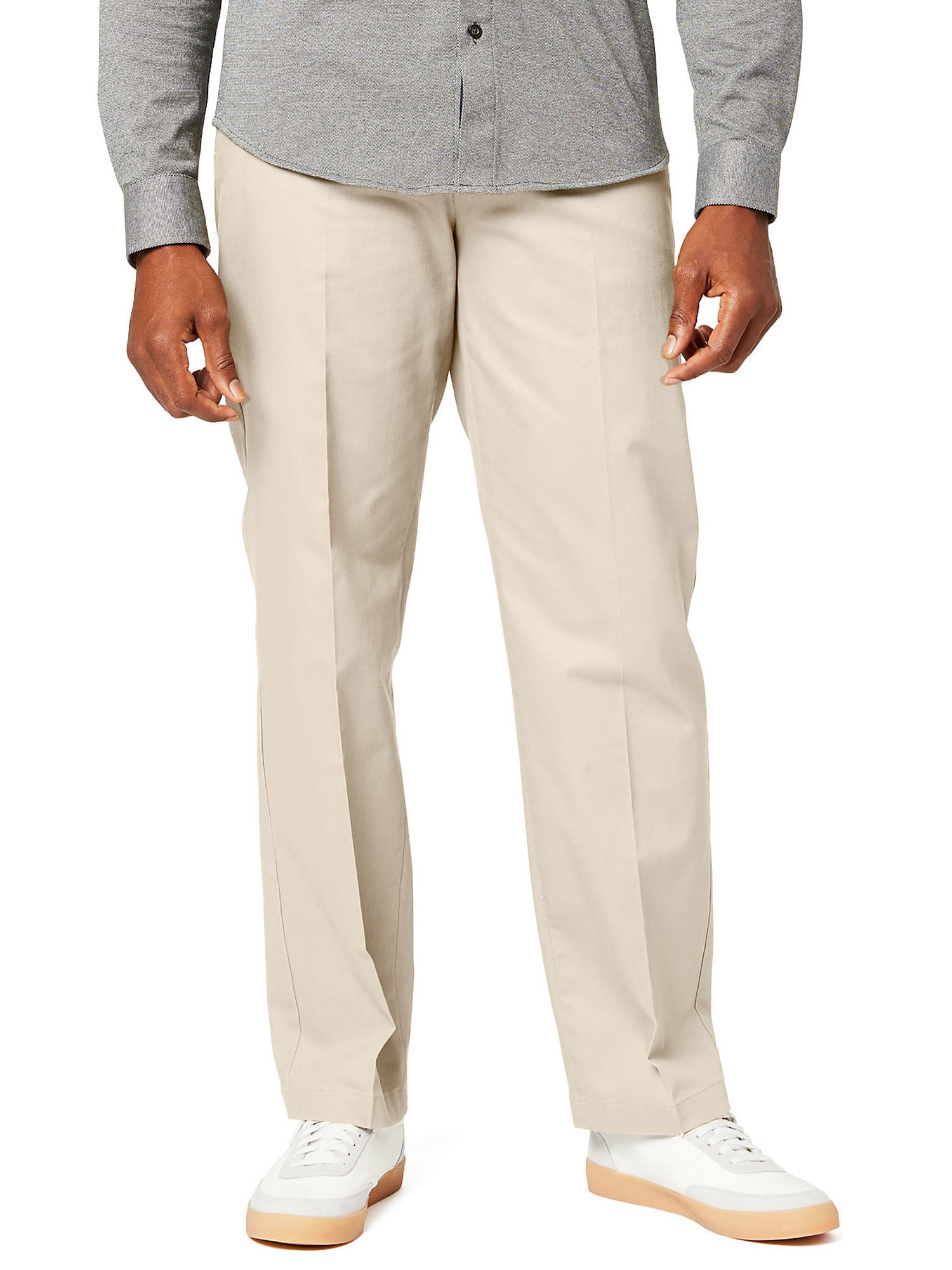 Dockers Men's Signature Classic Fit Creased Khaki - Walmart.com