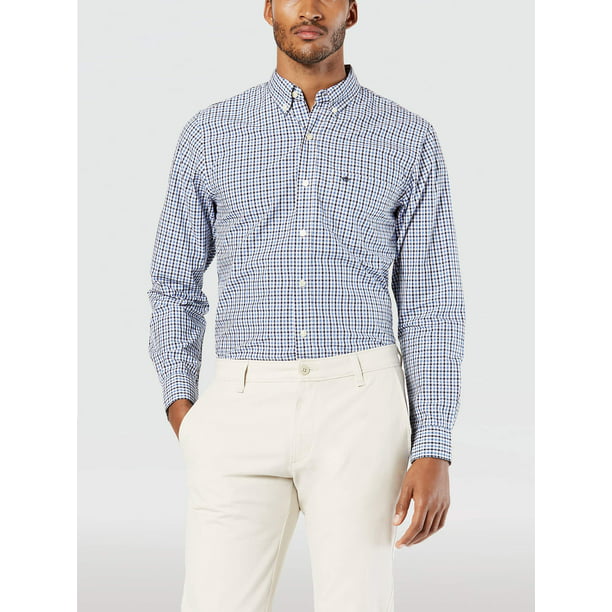 Dockers Men's Signature Comfort Flex Button-Down Shirt - Walmart.com