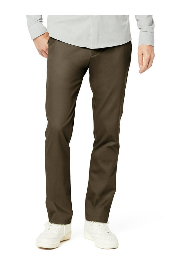 Men's Signature Slim No Crease Khaki