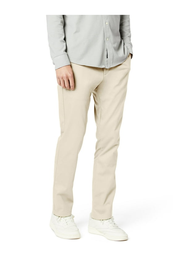 Men's Signature Slim No Crease Khaki