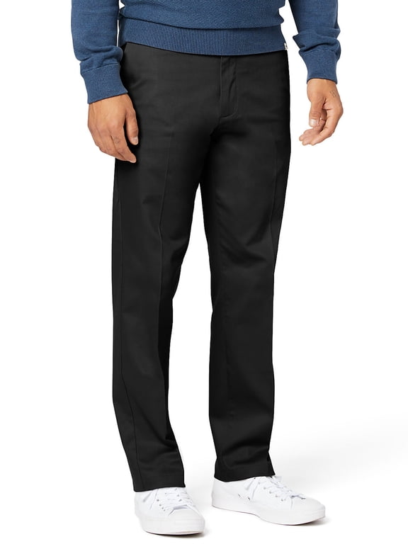Men's Signature Straight Fit Creased Khaki