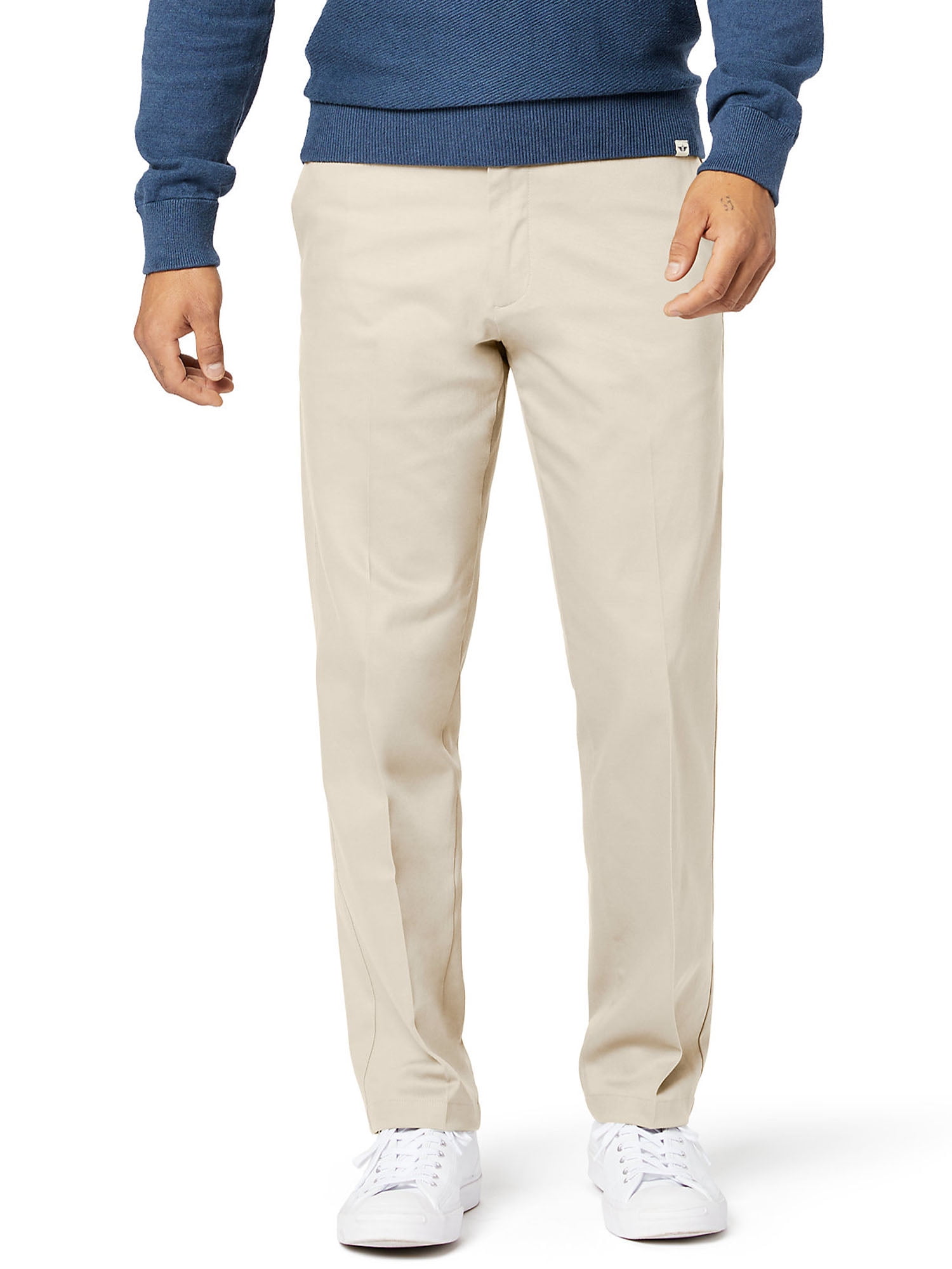 Dockers Men's Signature Straight Fit Creased Khaki