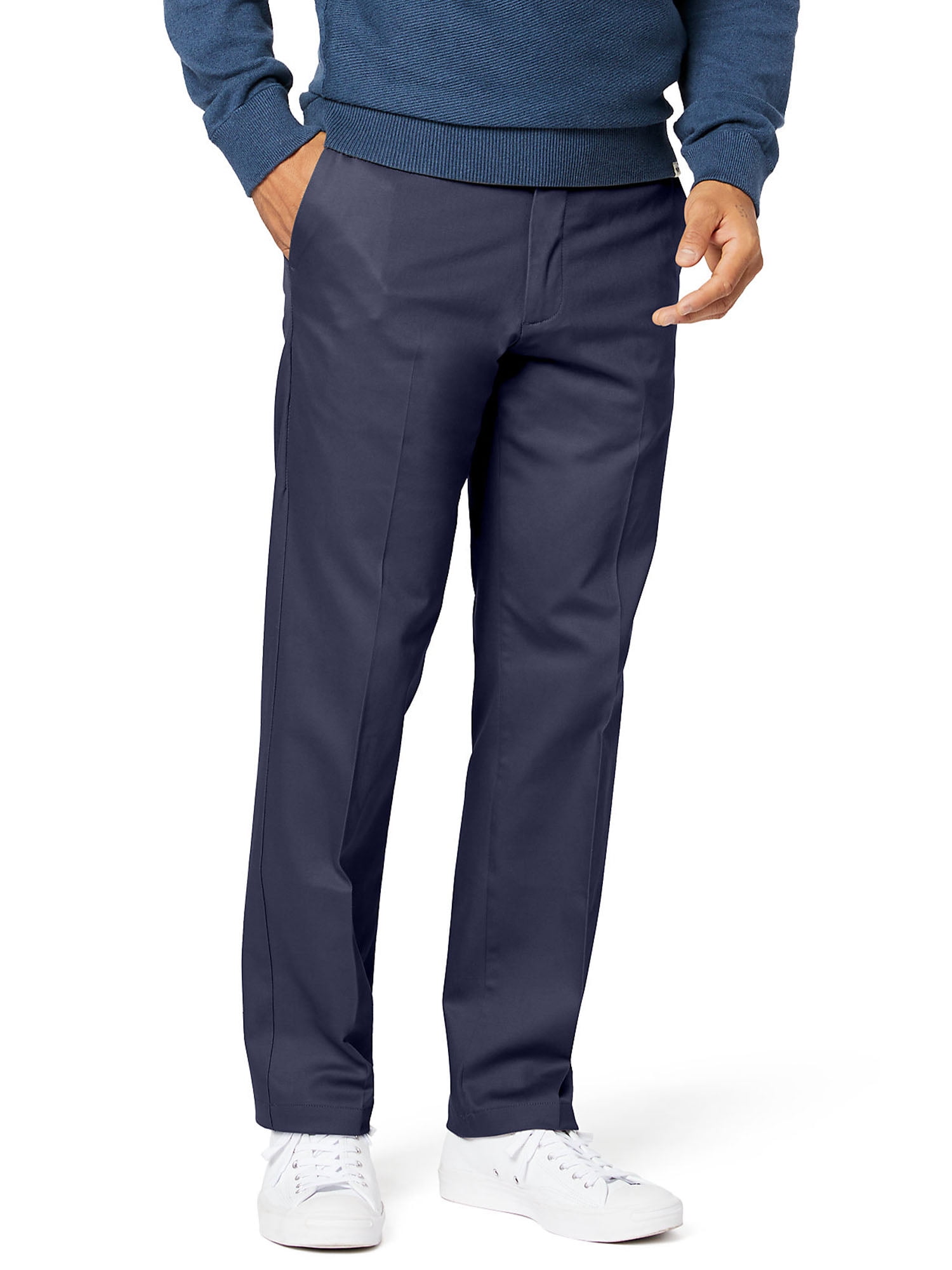 Dockers Men's Signature Straight Fit Creased Khaki