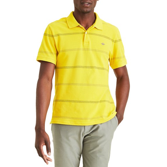 Dockers Men's Slim Fit Rib Collar Polo