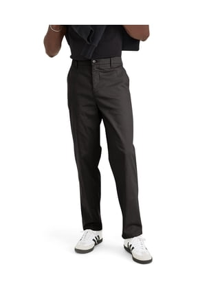 Men's Straight Fit Casual Chino Pants with Stretch
