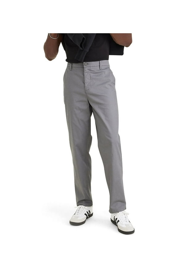 Men's Straight Fit Casual Chino Pants with Stretch