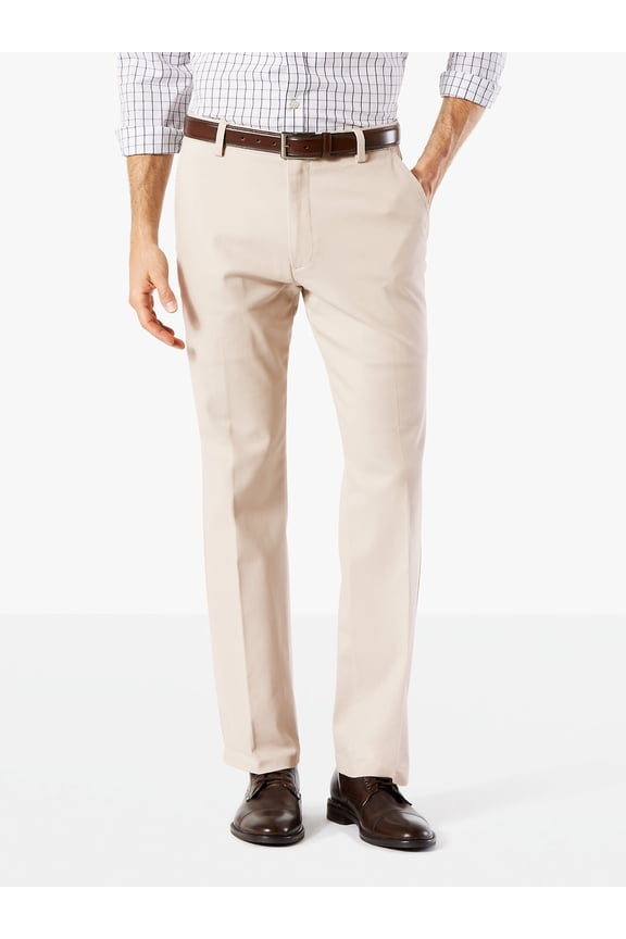Men's Straight Fit Easy Khaki with Stretch
