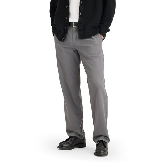 Dockers Men's Straight Fit Pleated Casual Chino Pants
