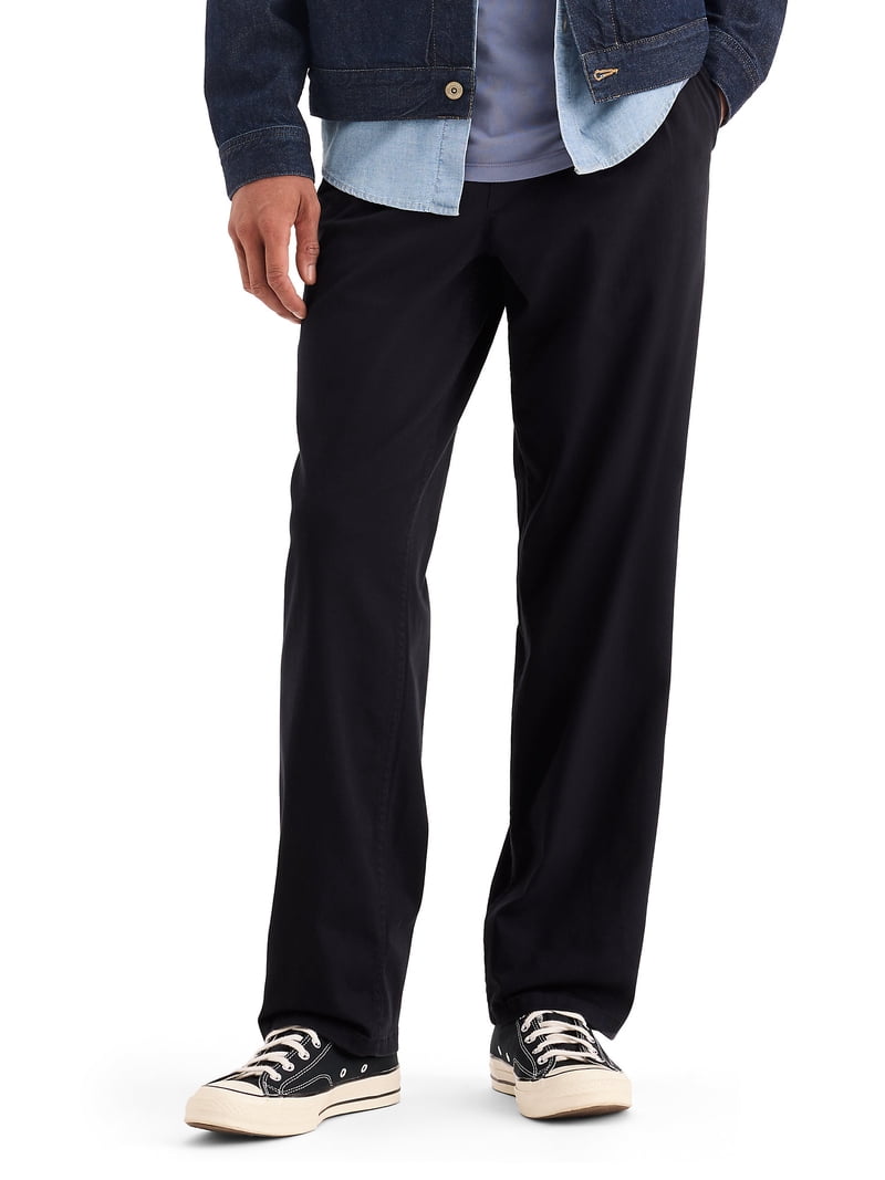 Dockers Men's Straight Fit Pleated Casual Chino Pants, Size: 32X32, Blue