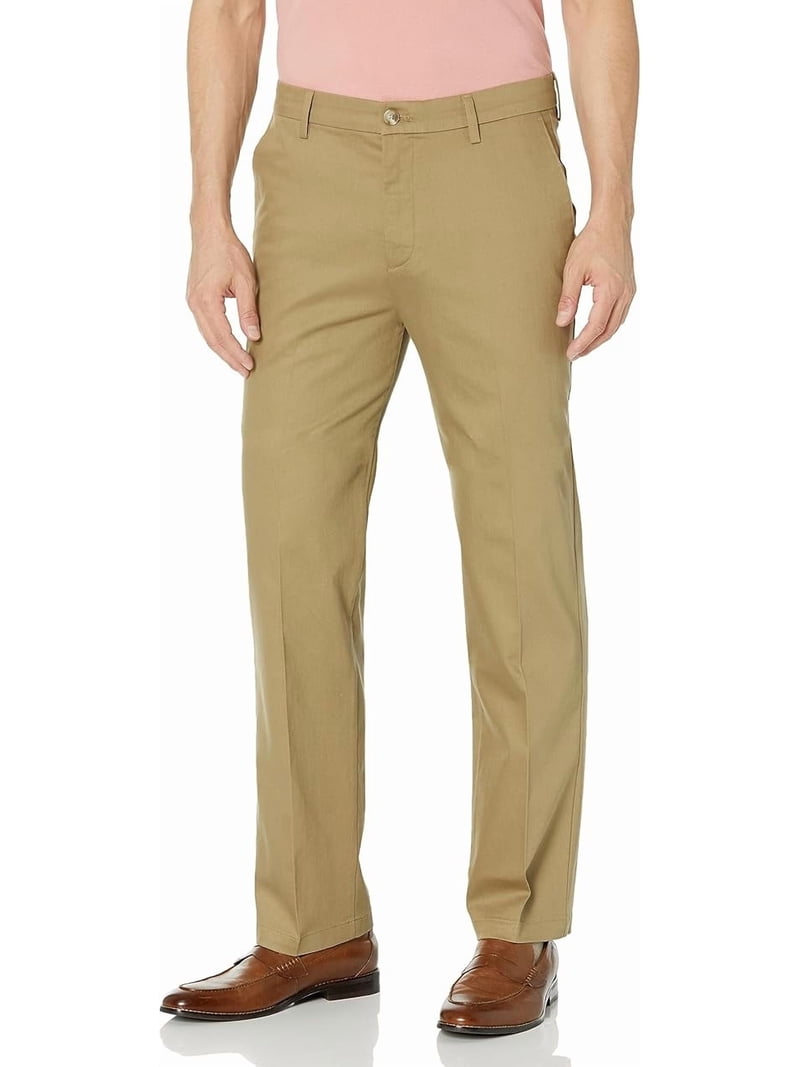 Dockers Signature Men's Straight Fit Iron Free Pants - Walmart.com
