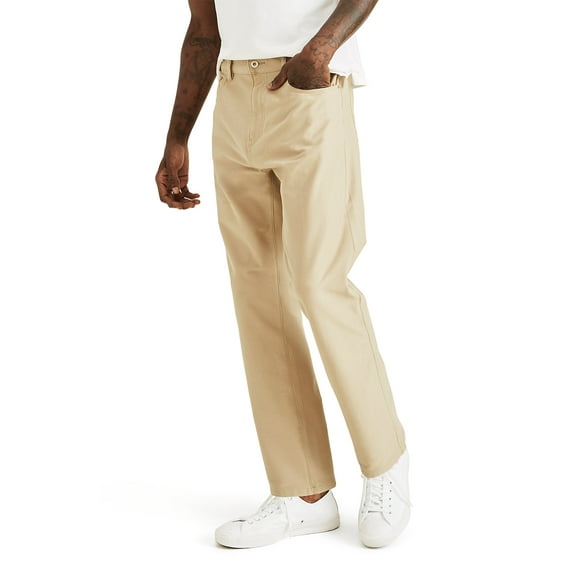 Dockers Men's Straight Fit Smart 360 Knit Comfort Knit Jean Cut Pants