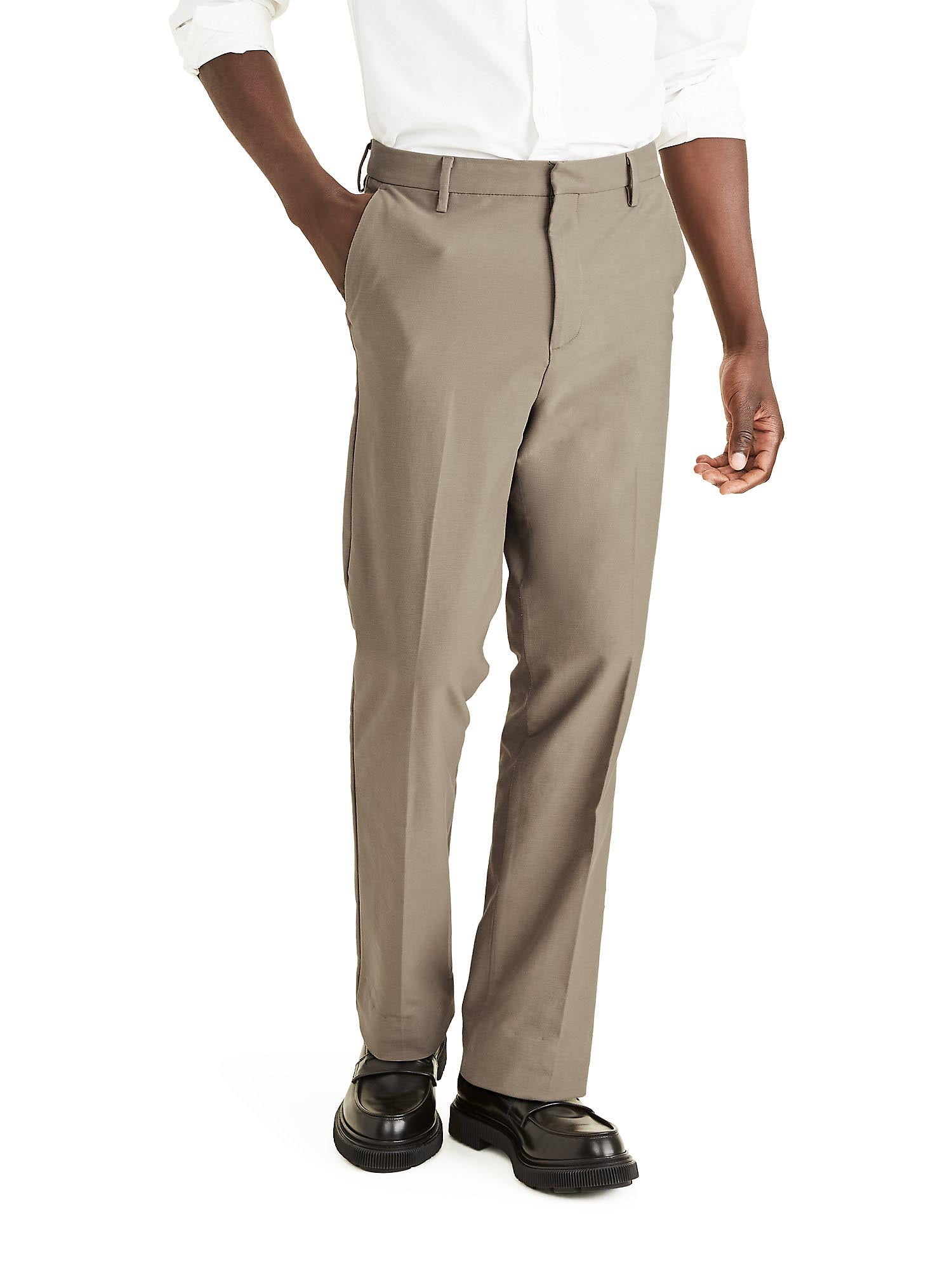 Dockers Men's Straight Fit Smart 360 Knit Comfort Knit Trouser Pants ...
