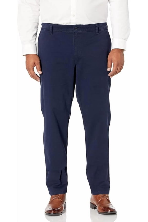 Men's Straight Fit Ultimate Chino with Smart 360 Flex Pembroke Navy Blue Tapered, 44W x 38L