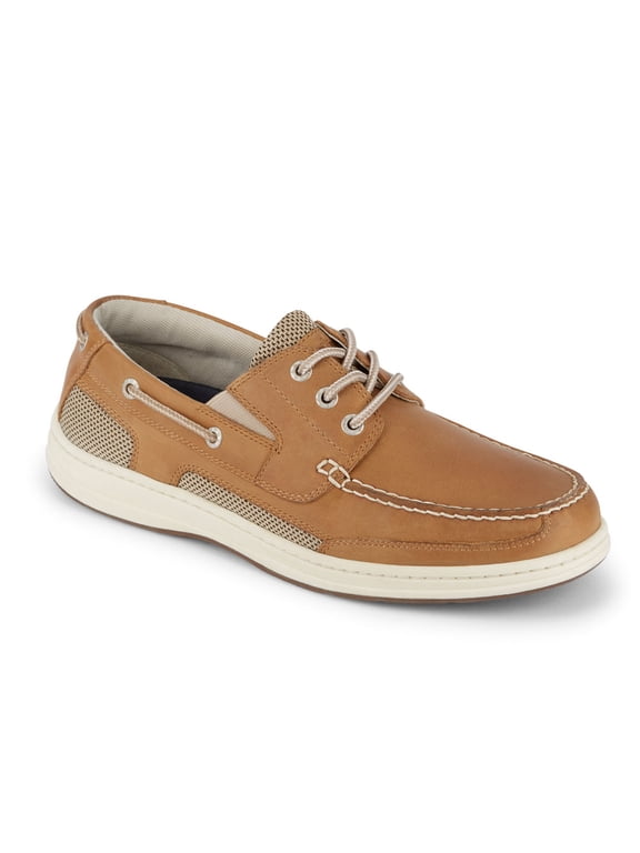 Mens Beacon Leather Boat Shoe Stain Defender