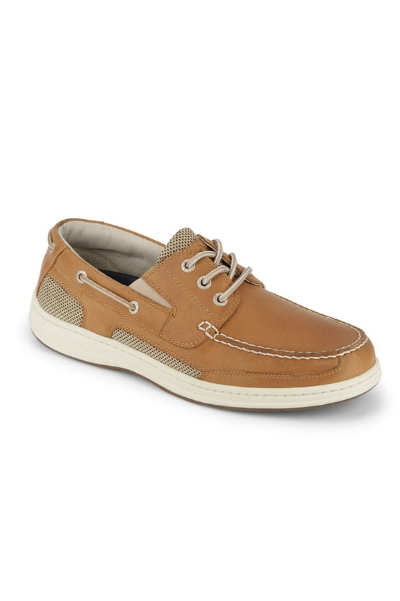 ® Beacon Men's Leather Boat Shoes Color: Tan Size: 10