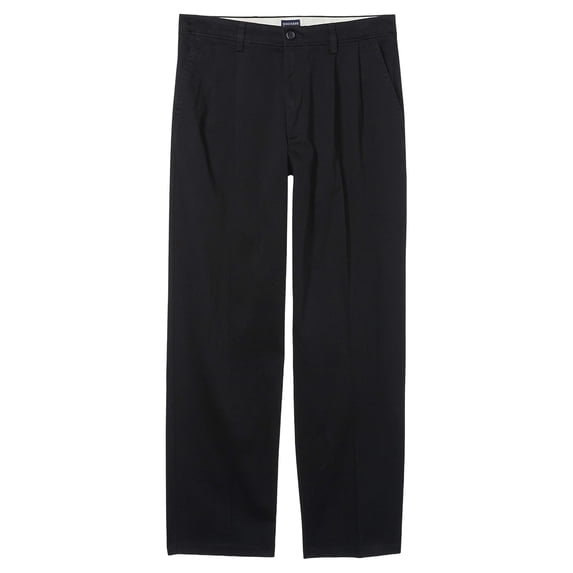 Dockers Mens Big Tall Easy Stretch Khaki Dress Pants Black 44 x 29