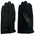 thumbnail image 1 of Dockers Mens Black Leather Texting Gloves with Fleece Lining X-Large, 1 of 4