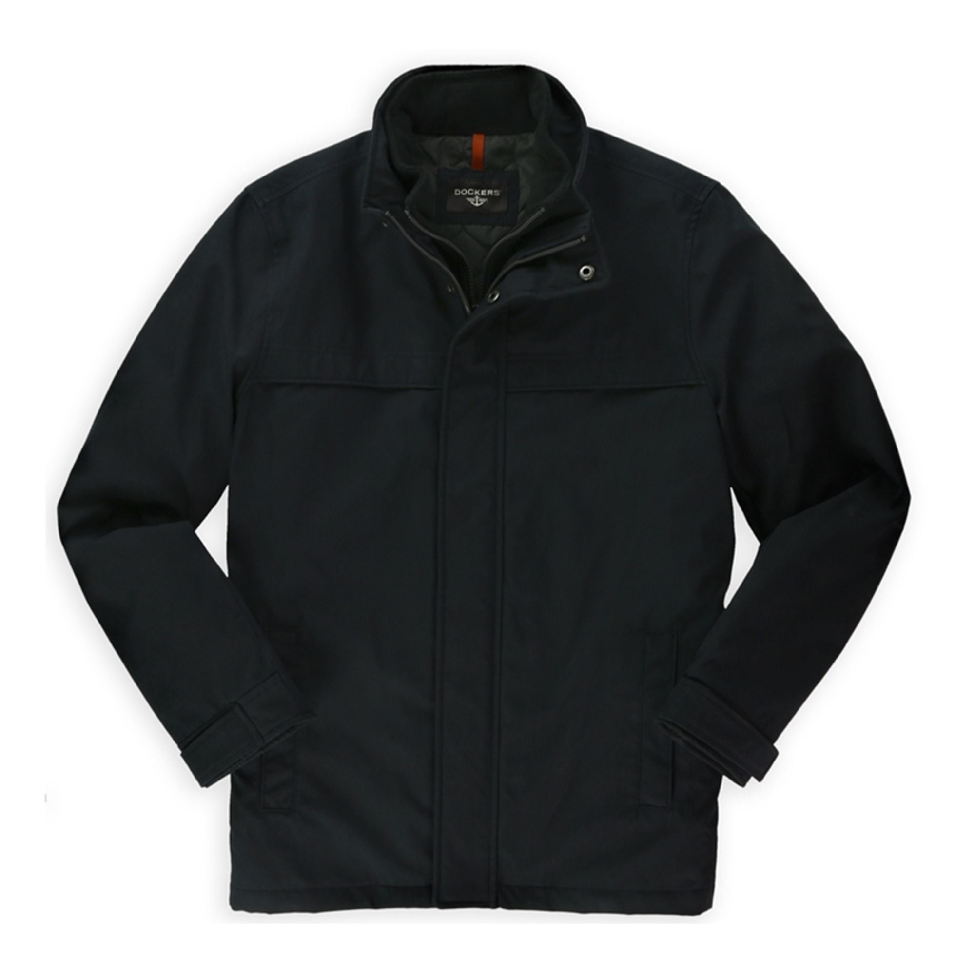 Soft Shell Dockers Jackets Usa Dockers Brown Faux Leather Jacket