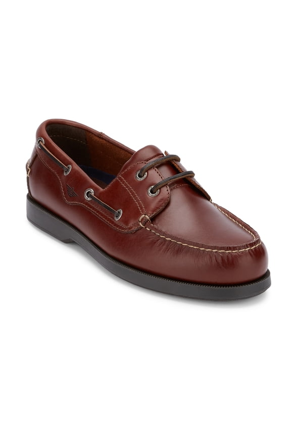 Mens Castaway Leather Boat Shoe