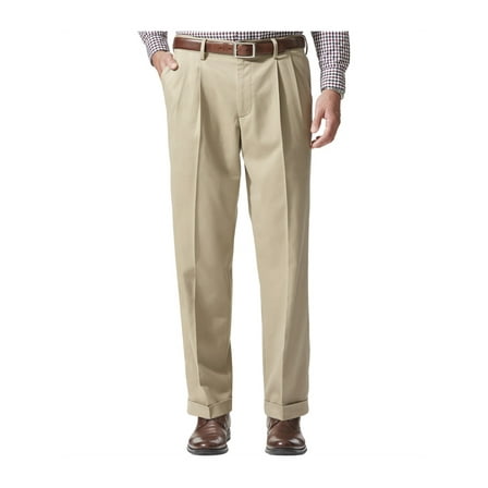 Dockers Mens Comfort Khaki Relaxed Casual Trousers