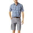 thumbnail image 1 of Dockers Mens Cotton Casual Walking Shorts, Blue, 29, 1 of 2