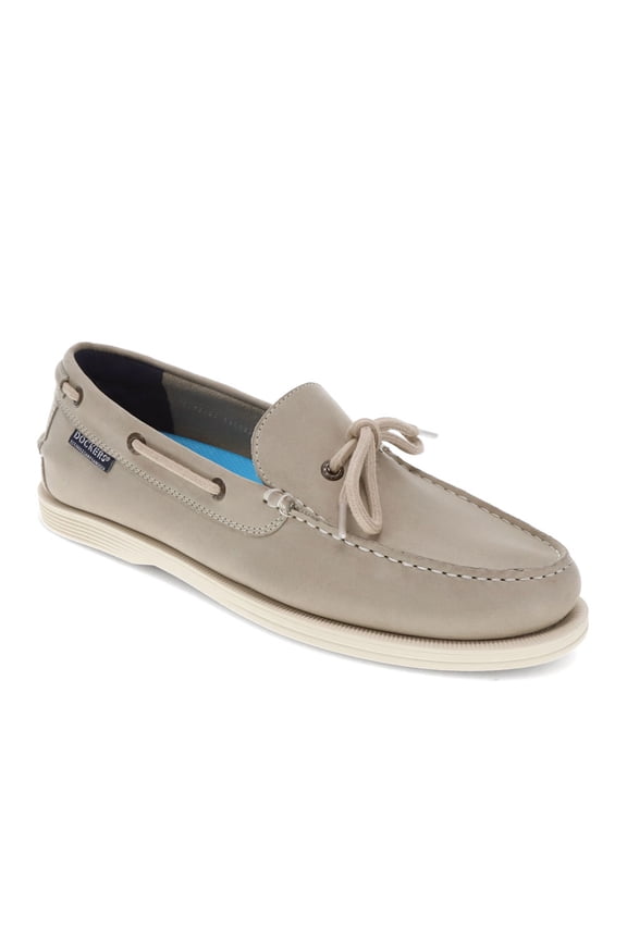 Mens Darnell Leather Slip-On Boat Shoe