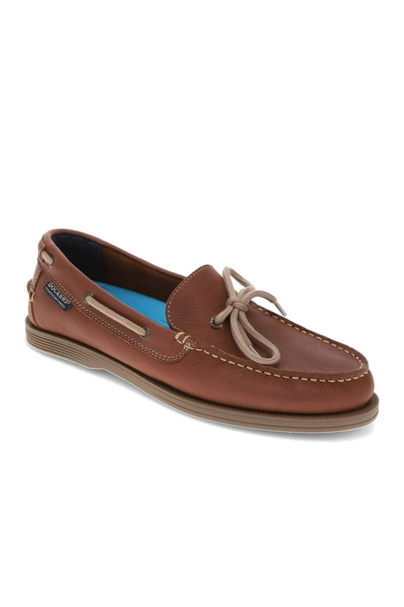 Mens Darnell Genuine Leather Dress Casual Slip On Boat Shoe