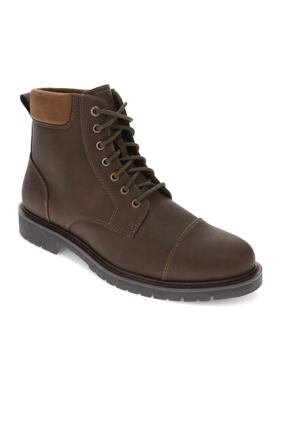 Mens Dudley Rugged Casual 7-Eyelet Captoe Boot