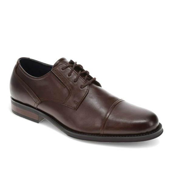 Dockers Mens Echo Synthetic Leather Cap Toe Dress Oxford Lace Up Shoe