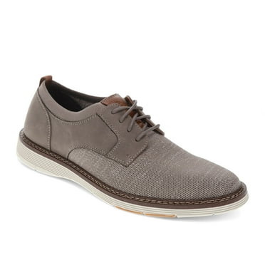 Dockers Mens Edgehill Knit and Synthetic Leather Dress Casual Lace Up Oxford Shoe