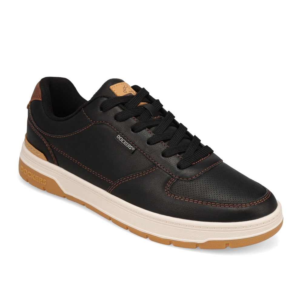 Dockers Men's Formby Golf Shoes - Spikeless, Leather Upper, SureGrip Rubber Sole