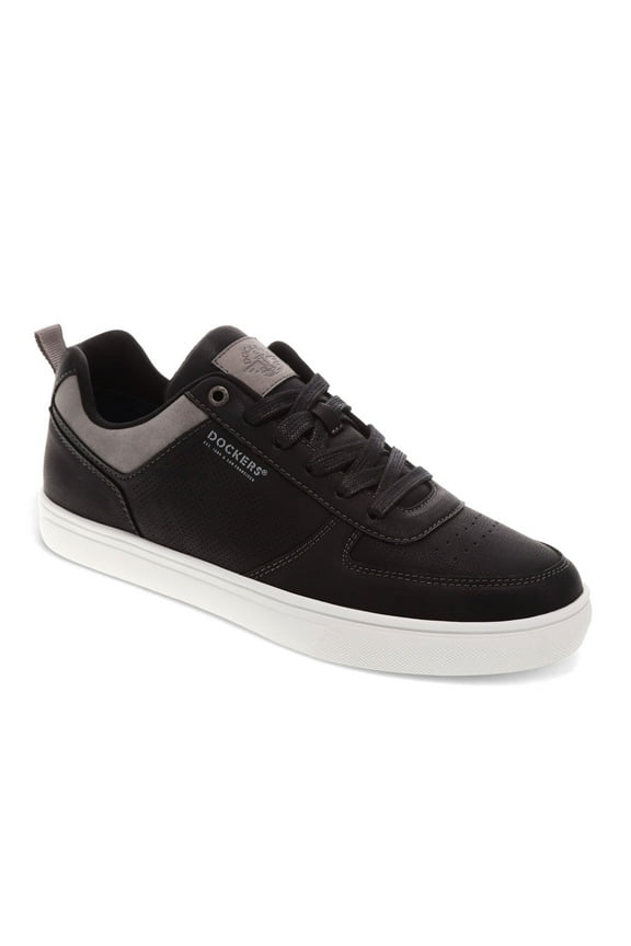 Mens Landon Synthetic Leather Casual Lace Up Sneaker Shoe