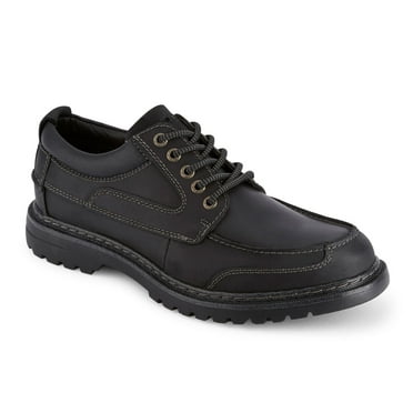 Dockers Mens Overton Leather Rugged Casual Oxford Shoe with Stain Defender - Wide Widths Available