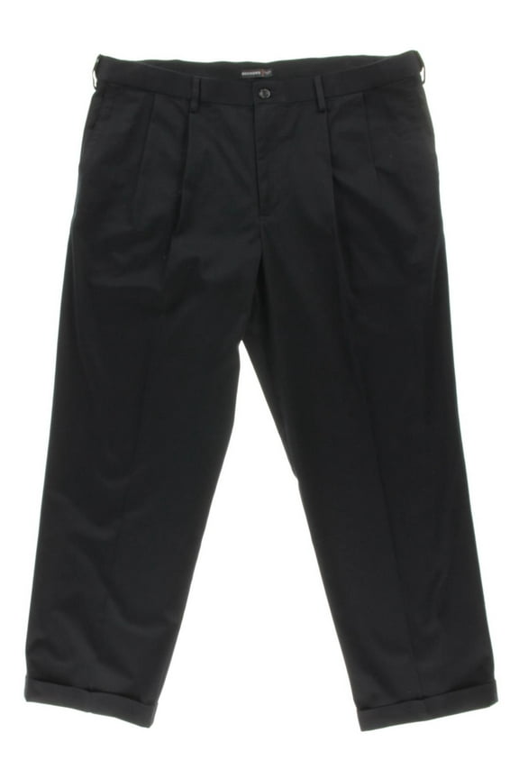 Mens Navy Classic Fit Pants 42 Waist