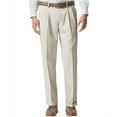 thumbnail image 1 of Men's Dockers® Relaxed Fit Comfort Stretch Pleated Cuffed Khaki Pants Color: Porcelain Khaki Size: 38X32, 1 of 4